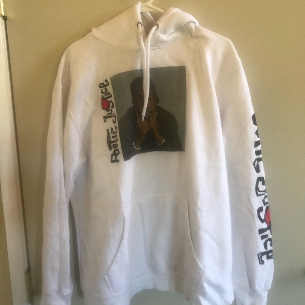 Ripple Junction White Sweatshirt Cozy Knit Top